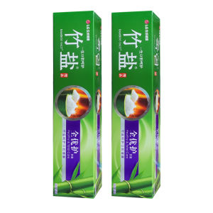 LG Bamboo Salt Toothpaste Premium All-round Protection 220g Freshens Breath Cleanses Yellow Teeth Reduction Family Pack Oral Care
