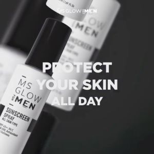 MS GLOW MEN Paket wajah pria bundling sunscreen + body lotion parfum maskulin isi 2 sunscreen & body lotion parfum maskulin