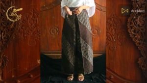 Celana Kulot Wanita Dewasa Motif Nagari Saka Bawahan Wanita Batik Pekalongan