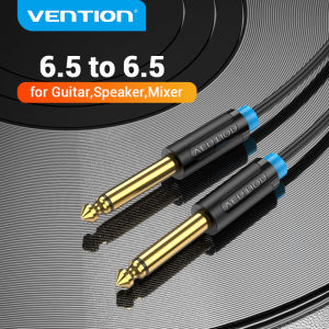 Vention | Vention Aux Guitar Cable Jack 6.5 mm to 6.5 mm Audio Cable for Guitar Mixer Speaker Stereo Jack 6.35mm Aux Cable 1m 3m 5m 10m