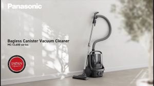 Panasonic 2200w 2.2L Powerful Advanced Cyclone Bagless Canister Vacuum Cleaner with HEPA Filter - Model: MC-CL609HV47