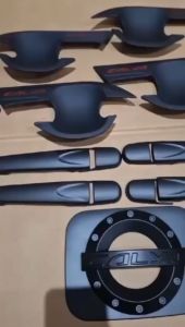 PAKET OUTER HANDLE TANK COVER CALYA EMBOSS HITAM 2017 - 2023
