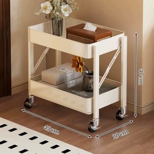 evesigar | Portable Mid-Century Style Storage Organizer Multilayer