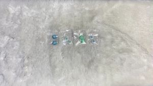 Analog Caps ลายใบไม้ Animal Crossing สำหรับ Nintendo Switch 1 คู่ (ที่ครอบอนาล็อก Switch)(จุกจอย switch)(ที่ครอบอนาล็อค Switch)(จุก switch)