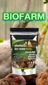 จุลินทรีย์สำหรับสัตว์ปีก Bio-Farm Plus 200g  ป้องกันและกำจัดโรคระบาด ลดกลิ่น