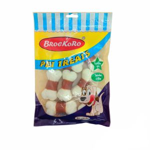 Brockoro (ขนมสุนัข) MU198 เนื้อไก่พันครั้นชี่โบน 3.5 นิ้ว ขนาด 270 กรัม
