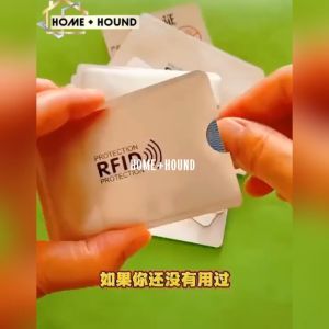 HOME+HOUND 1pc RFID BLOCKING CARD SLEEVE for Credit Cards/ Debit Cards