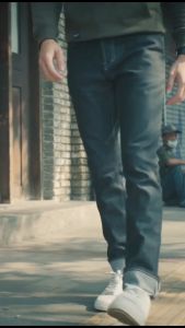 Celana Denim Selvedge Pria Sanforized Black Indigo
