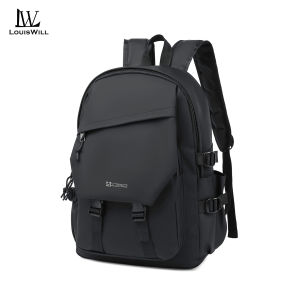 LouisWill Men Backpack Leisure Laptop Backpack Waterproof Film Travel Backpack Business Bag College Backpack Casual Shoulder Bag Anti Theft Back Pack School Bag