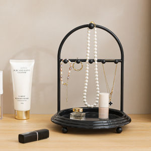 Jewelry Storage Rack Necklace Bracelet Display Stand Accessible Luxury Home Living Room Decorative Ear Studs Earrings Jewelry Storage Box