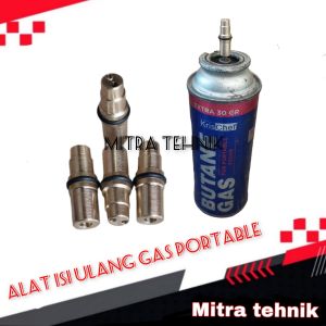 alat isi ulang gas perotable refil isi ulang gas kaleng simpel