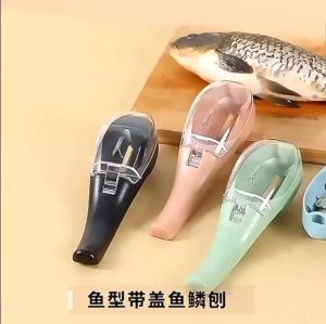 ish Scales Graters Scraper Fish Skin Brush Practical Fish Scale Remover Scaler Scraper Cleaner Kitchen Tool Peeler