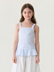 Marc&Janie | Ruffled Bubble Gauze T-shirt