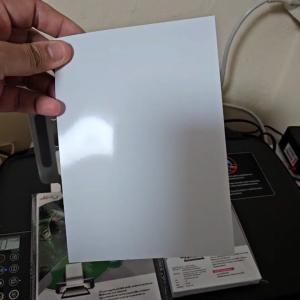 กระดาษโฟโต้ผิวมันเงากันน้ำ สำหรับ INKJET 5x7 นิ้ว (5R ) กระดาษปริ้นรูปสองหน้า GLOSSY PHOTO PAPER