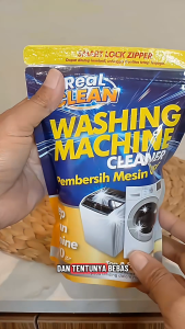 Real Clean Bubuk Pembersih Mesin Cuci 500 Gr Washing Machine Cleaner
