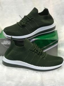 Sepatu slip on rajut import YIBERLY 2wrn sz 36-40(FREE KAOS KAKI)