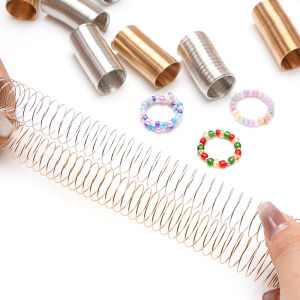 68 Loops Memory Steel Wire Loop Gold Color Metal Hoop Collar for DIY Jewelry Making Ring 20mm