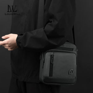 LouisWill กระเป๋าผู้ชายสะพายข้างกระเป๋าสะพายไหล่กระเป๋าถือลำลองกันน้ำกระเป๋าอ็อกซ์ฟอร์ดกระเป๋าถนนกีฬาความจุขนาดใหญ่ไม่เป็นทางการหลายชั้นสำหรับการเดินทางการพักผ่อนกลางแจ้งสำนักงาน