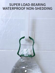 L-Shape Wall Hook Multifunctional Wall Hangers Self Adhesive Strong Load Kitchen Bedroom No Punching