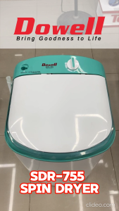 Dowell Washing Machine Spin Dryer Single Tube 7.5kg - SDR-755