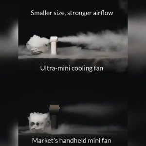 X98 Portable Handheld Turbo Fan 4000mAh Rechargeable Strong Wind Fan for Desk & Outdoors