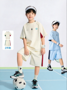 zosee | Boys Summer Sportswear Set Cool Comfort & Breathable Short Sleeve Shorts