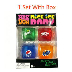 New Set /Squishy Needoh /Nice Cube Schylling /Sensory Stress Reliever Fidget Tool Toy Anxiety Focus Sensory Cube Adults Gift