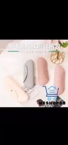 WESHOP88 1pcs Portable Makeup Brush Bag Silicone Dustproof Makeup Bag