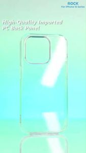 ROCK เคสใสโฟน I เคสใส iP I จะไม่เปลี่ยนเป็นสีเหลือง I For All Case iP17 Pro Max/17/Air/16/15/14/13/12/11/XS/XR/X/ เคส iP