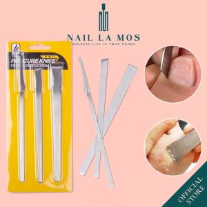 Bộ dao lấy khóe móng chân - Dao lấy da chết chuyên dụng cho dân làm móng (3 chiếc)