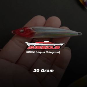 Metal Jig 30 Gram Mongkalo Ambisious Metaljig Micro Jig 30g 30gr 30grm 30 gr 30 g 30 grm 30gram