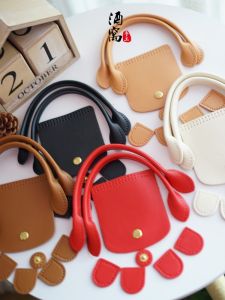 Handmade Mini Dumpling Bag Set Leather Accessories DIY Hook Needle Patchwork Handle Auxiliary Material Handbag Parts