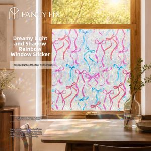 fancy fix | Privacy Non-transparent Artistic French Style Window Sticker