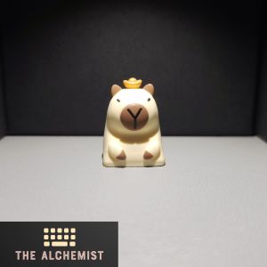 [SG LOCAL STOCK] GOLD ON CAPYBARA HEAD | Detailed keycap |Keycap for Mechanical Keyboard Customized Resin Hand-made Keycap