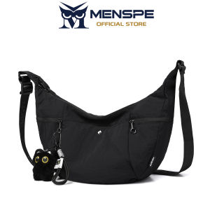 MENSPE Fashion Shoulder Bag Dumpling Bag Waterproof Messenger Bag Men Womens Commuter Bag Retro Lightweight Casual Bag Fashion Leisure Sport Street Bag for College Student