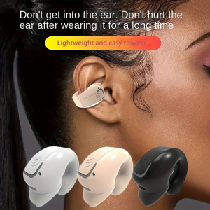 STTKGZD | STTKGZD Earphone Clip Wireless Bluetooth Headphone Air Conduction Headset High Quality TWS Auriculares Sport Noise Canceling
