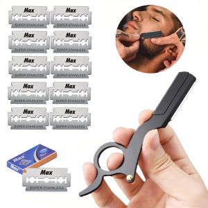 Straight shaver arm mens folding manual shaver mens shaver razor sharp blade barber shop razor