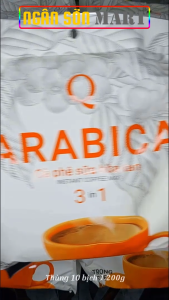 Cà phê sữa Arabica Trần Quang bịch lớn 1.2Kg (60 gói nhỏ 20g)