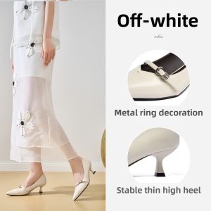 Josiny | Pointed Heel Comfortable Slip-on Womens Pumps