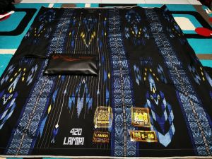 SARUNG LAMIRI TIPE SGE BENANG DOBLE 420 JAHITAN TENGAH FULL SUTRA