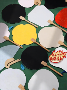 ZIFANGZHAI | Painting DIY Fan Thick Black White