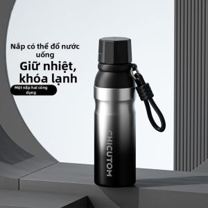 BIZE | Cốc Giữ Nhiệt Có Ống Hút Cho Cà Phê