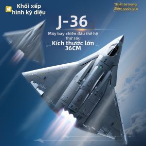 JINGGUAN | 6th Generation Stealth Fighter Building Blocks Model