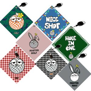 New Style Premium Golf Towel Double Sided Print Golf accessories Super Absorbent Quick Dry for Quick Cleaning Perfect for Golf