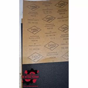 Amplas Kertas Taiyo Grit 80 KSCW Waterproof Tahan Air CC 80 CW Kertas Pasir Taiyo Grit 80 Sand Paper 1 PCS