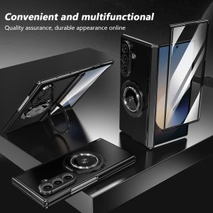 szhaiyu | Case For Samsung Galaxy Z Fold 8 Ultra 7 6 5 4 For Magsafe Hinge Protective Screen Glass All Inclusive 360 °Rotating Bracket
