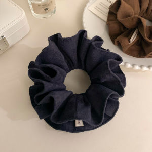 Double Layer Woolen Hair Ties Womens Korean Style Hair Accessories Elegant Hair Bands for Bun High-End Feeling Hair Bands