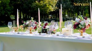 Elegant Gold Rim Disposable Plastic Plates Set - White/Black 25pcs Dinner & 25pcs Dessert Plates for Parties & Weddings