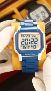 Jam Tangan Digital Kotak Rantai Atom Ringan SKMEI 2264 Original - 47mm