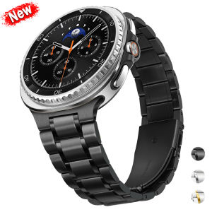 Stainless Steel Strap For Samsung Galaxy Watch 8 40mm 44mm Metal Smart Band Galaxy Watch 8 Classic 46mm Business Bracelet Correa